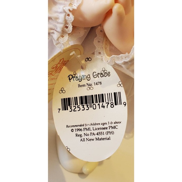 Precious Moments First Communion Brunette Doll, Vintage 1996 - Picture 6 of 7